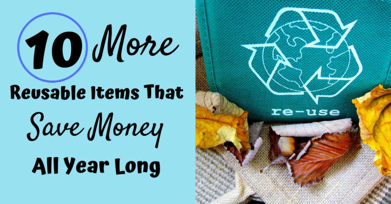 reusable items that save money