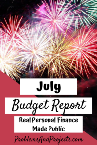 Read more about the article July Budget Report – Real Personal Finance Made Public