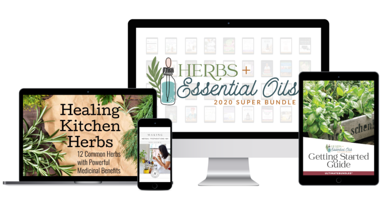 Herbs and essential oils super bundle full bundle image