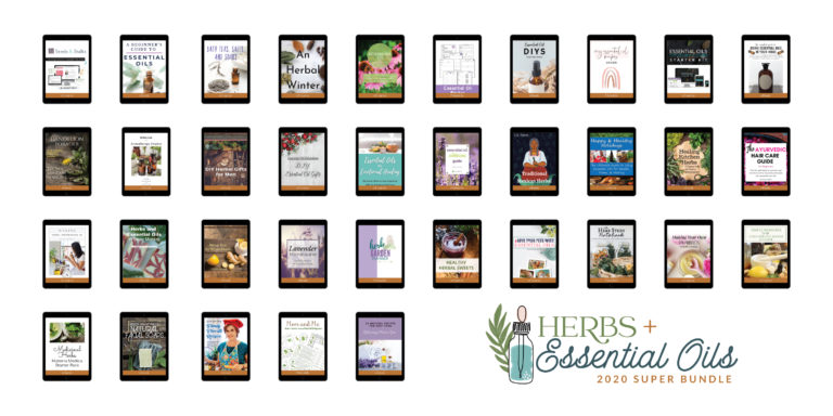 herbs and essential oils blanket image