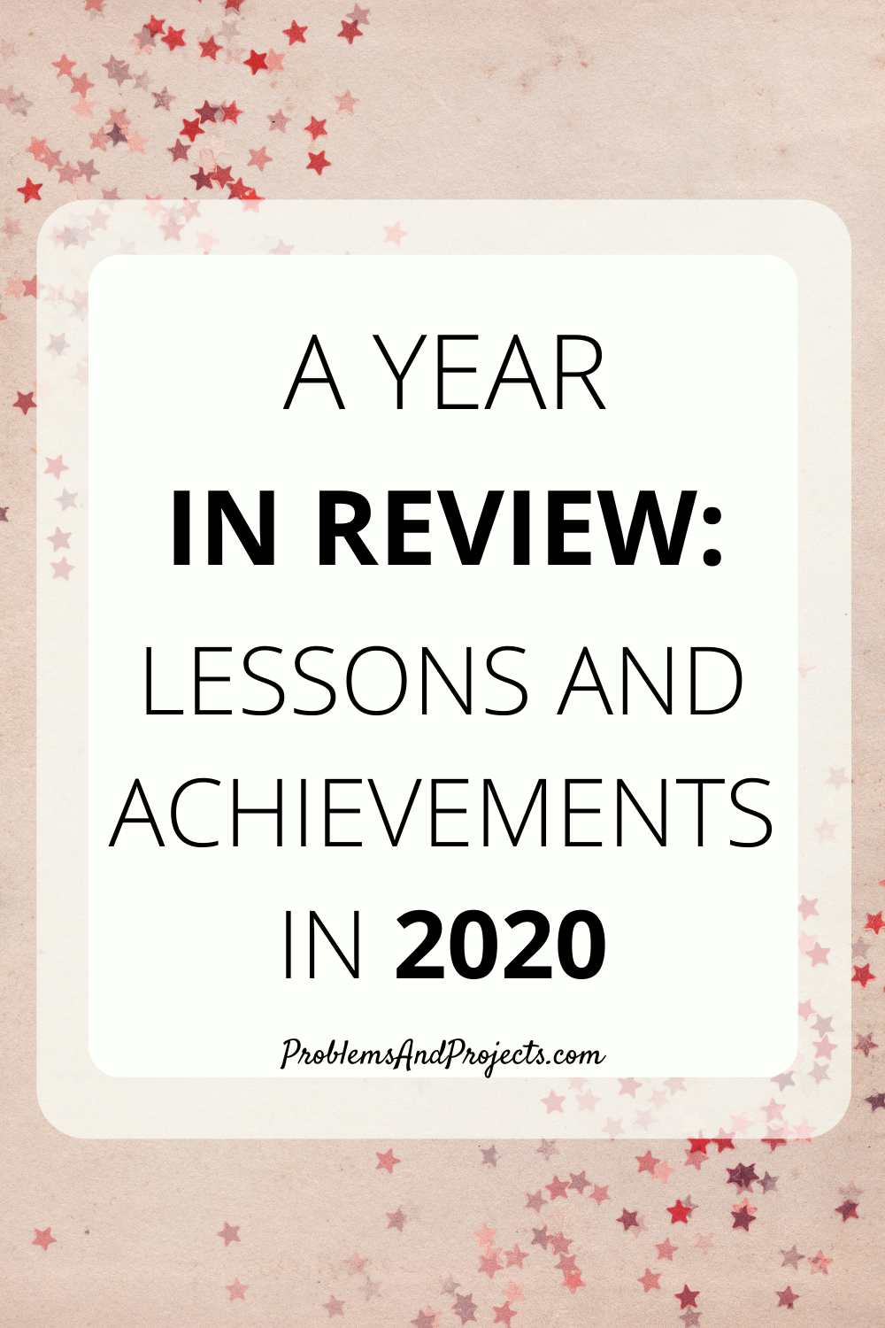Read more about the article 2020: A Year In Review – Lessons, Financial Goals, Blog Income