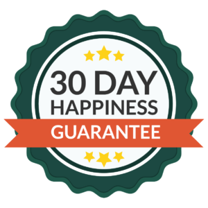 30 day happiness guarantee