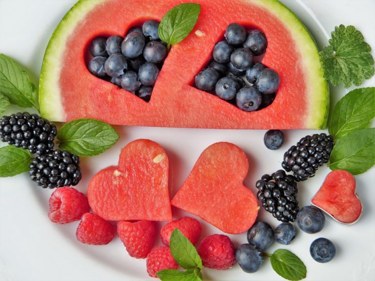 watermelon and summer berries